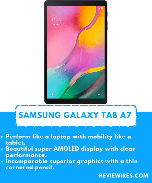 7. Samsung Galaxy Tab A7 