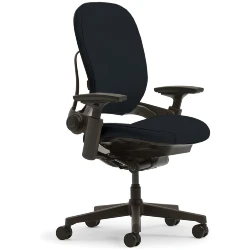 6. Steelcase Leap Fabric Chair, Black