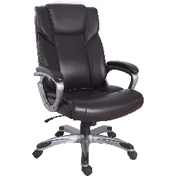 1. Amazon Basics Executive Office Desk Chair with Armrests