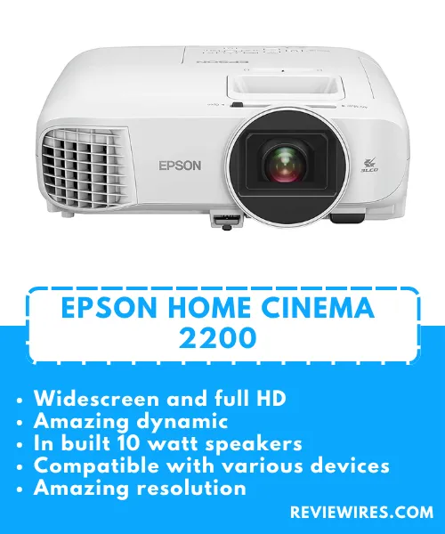 1. EPSON Home Cinema 2150