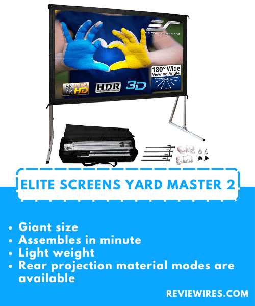 1. Elite screens yardmaster