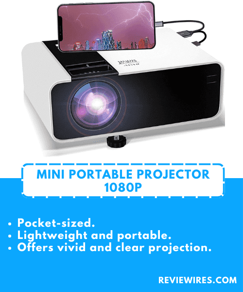 2. AKASO MINI PROJECTOR