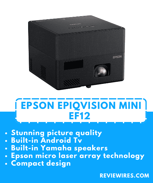 3. Epson EF12 mini projector