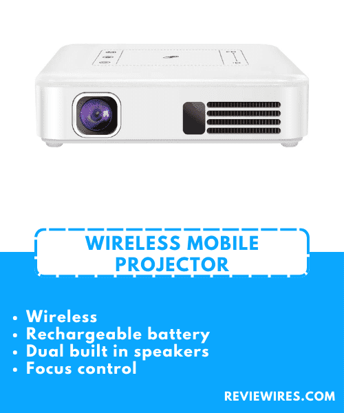 6. Brookstone wireless projector