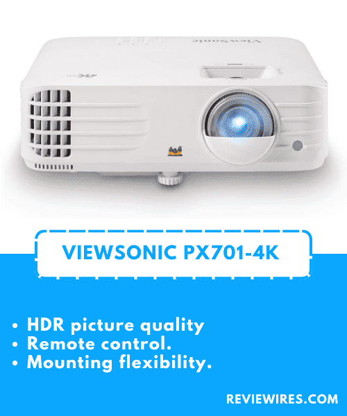 8. ViewSonic True 4K projector