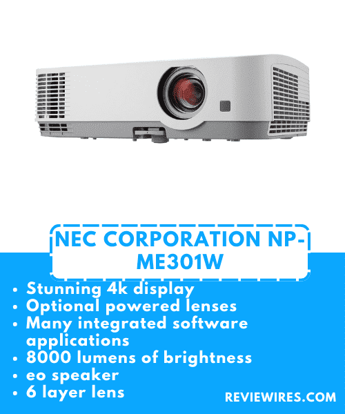 8. NEC Corporation NP-PA803U