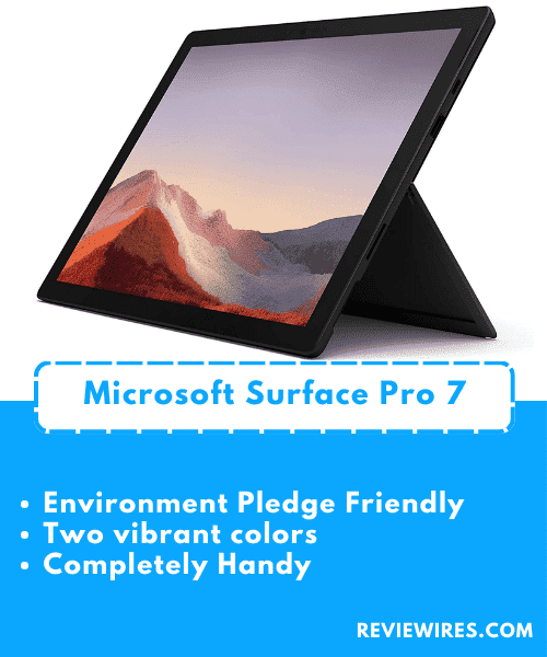 1. Microsoft Surface Pro 7