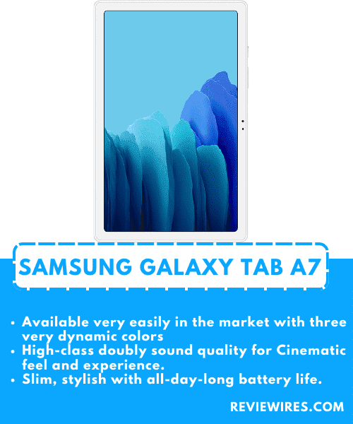7. Samsung Galaxy Tab A7 