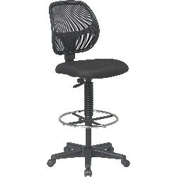 6. Office Star Deluxe Mesh Back Drafting Chair