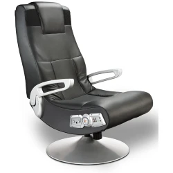 3. X Rocker, 5127401, SE 2.1 Black Leather Video Gaming Chair
