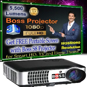 5. Boss Multimedia projector:
