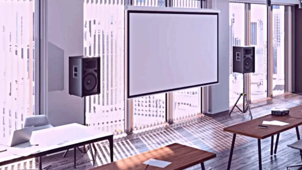 How To Hang a Projector Screen On The Wall